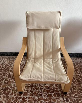 IKEA POÄNG poltroncina bambini