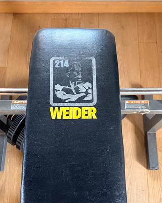 Panca Piana/Inclinata palestra WEIDER usata