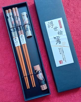 Set bacchette in legno 