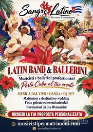 Latin Band con Ballerini per matrimoni e feste