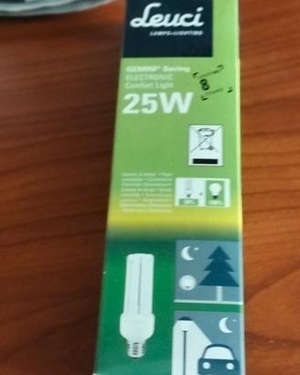 2 Lampadine Leuci Gemini 21W E27 e 1 da 25 -Rispar