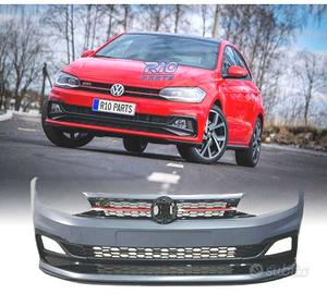 PARAURTI ANTERIORE VOLKSWAGEN VW POLO 6 17-20 LOOK