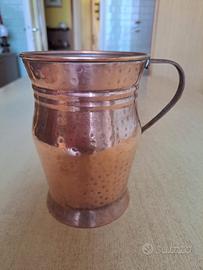 Brocca secchiello in rame decorativo