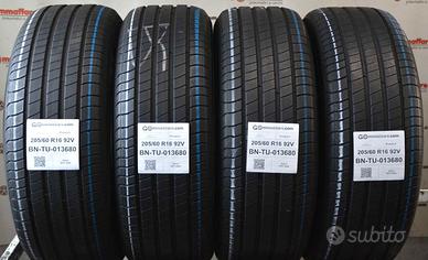 4 pneumatici michelin 205/60 r15 92v tu13680