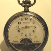 Orologio da tasca "Hebdomas 8 jour" in argento