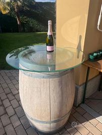 Botte trasformata a tavolino