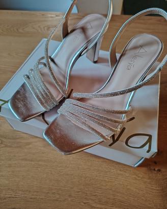 Sandali donna Alesya color argento 