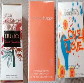 3 profumi nuovi