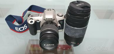 Canon EOS 500 con 2 obiettivi 