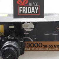 NIKON D3000+18-55 VR IN BLACK FRIDAY