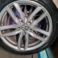 Cerchioni completi di gomme volkswagen Golf 7