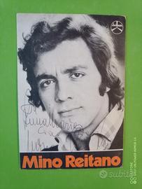 Mino Reitano autografata con dedica