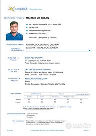 Aiuto cuoco,Aiuto cucina