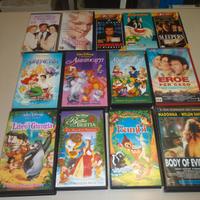 Lotto 13 VHS Walt Disney, Madonna, altre