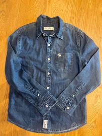 Camicia jeans Abercrombie originale 11/12 anni