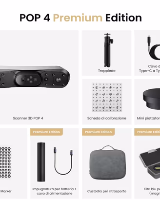 Scanner 3D Revopoint POP4 - Premium Edition NUOVO!