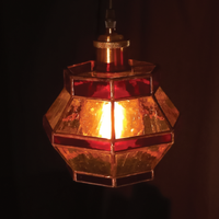 Lampada a sospensione artgianale