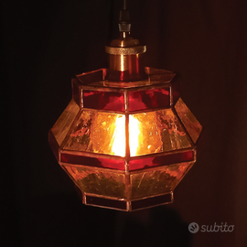 Lampada a sospensione artgianale