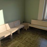 Panca in legno angolare per taverna