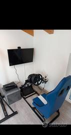 Simulatore thrustmaster postazione completa