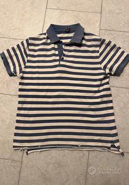 Polo Sun68 tg. M bianco-blu