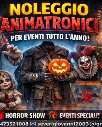 NOLEGGIO ANIMATRONIC