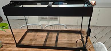 Vasca acquario Ferplast dubai 80 + lampada sosp