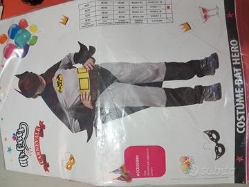 vestito carnevale BATMAN bambino dai 7 ai 9 anni