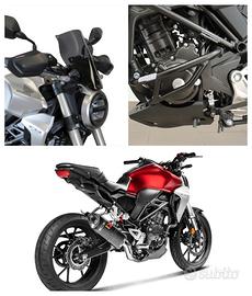 Honda Cb 300 Neo scarico barre bauletto centralina