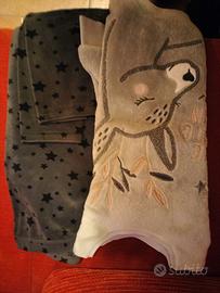 Pigiama in pile taglia 146 ( 10 -11 anni)