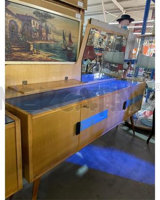 CREDENZA SIDEBOARD ANNI 50MODERNARIATO 5SP+SPECCHI