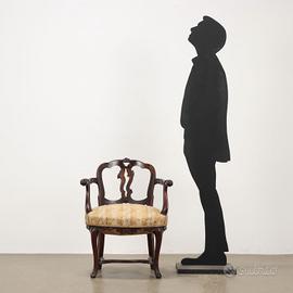 Poltroncina in Stile Barocchetto Inizio XX Secolo