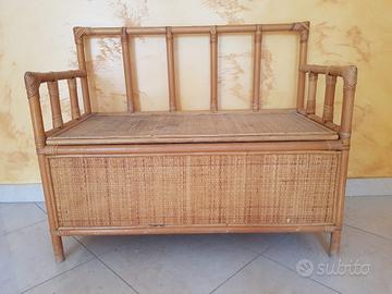 cassapanca in bambù 