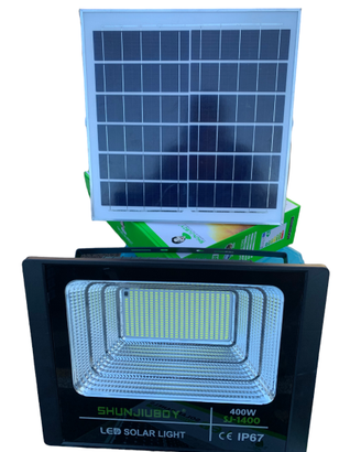 FARO CON PANNELLO SOLARE 400W LED INTERNO ESTERNO