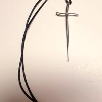 Collana Croce"Spadino Gavello" Ag925