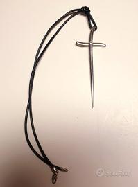 Collana Croce"Spadino Gavello" Ag925