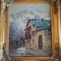 Dipinto Olio su Tavola  XX secolo