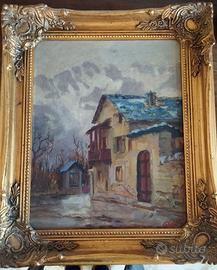 Dipinto Olio su Tavola  XX secolo