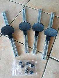 puntapiedi regolabili kayak 