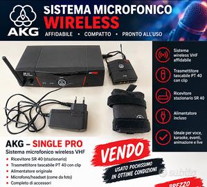 Radiomicrofono AKG per sax selmer yamaha