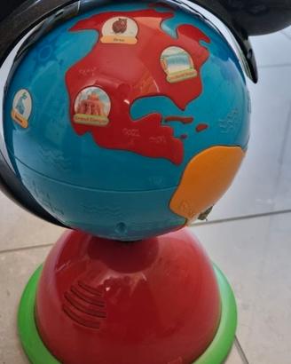 Topolino mappamondo interattivo gioco bambini