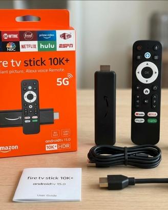 TV Stick 10K+ | Android TV 15 | 8GB RAM 128GB ROM 