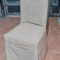 SEDIA CON RIVESTIMENTO IN TESSUTO