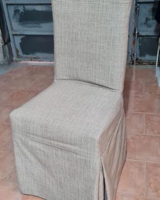 SEDIA CON RIVESTIMENTO IN TESSUTO