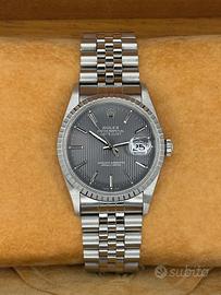 Rolex Datejust Dial Tapisserie 16220 1991 full set