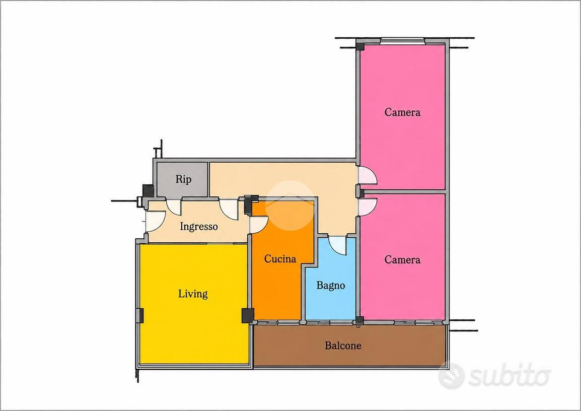 Appartamento – Roma, Garbatella, Ostiense - Vista 2