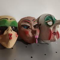MASCHERE ANTICHE DI TEATRO SVIZZERO