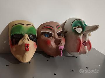 MASCHERE ANTICHE DI TEATRO SVIZZERO