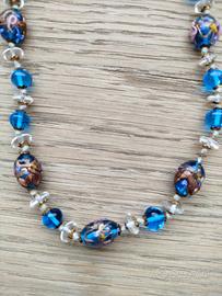 collana in vetro di Murano 