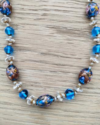 collana in vetro di Murano 